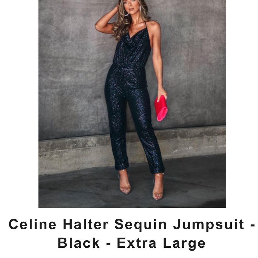 Celine Halter Jumpsuit